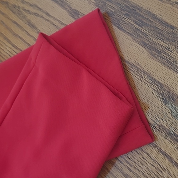 Express Red Skinny High Rise 14L Trouser Pants Fall Winter Holiday - Picture 8 of 13